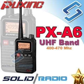 This is original Puxing PX A6 mini UHF radio. 100% new, factory 