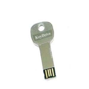  SDK801S 4GB Stainless Steel Flash Key USB Drive   Silver 