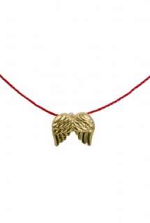 Gold Angel Wings Necklace by Dogeared   Red   Buy Jewellery Online at 