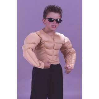 Child Muscle Shirt Costume   Kids Weightlifter Costumes   15FW5852