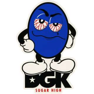 DGK Sugar High Sticker 170889200  Stickers  