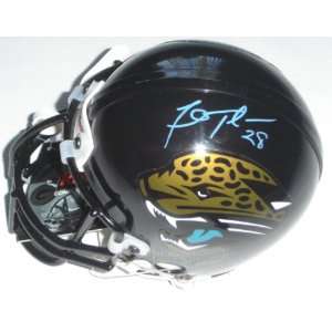 Autographed Fred Taylor Mini Helmet   Authentic  Sports 