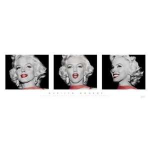   Marilyn Monroe   Red Lips by Bernard Hollywood 36x12