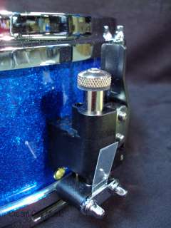 Gretsch USA Custom Drum Set Kit Blue Sparkle Nitron NOS  