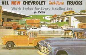 CHEVROLET 1953 Truck Sales Brochure 53 Chevy Pick Up  