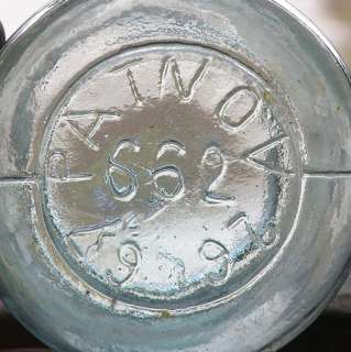 Scarce Mold MASONS (Unlettered Cross) 1858 Fruit Jar QUART  