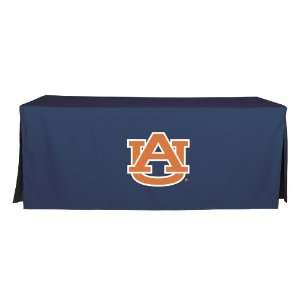 TEAM Tablevogue Auburn University 6 Foot Fitted Folding Table Cover 