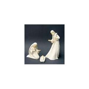  Set of 3 Porcelain Religious Holy Family Christmas Nativity 