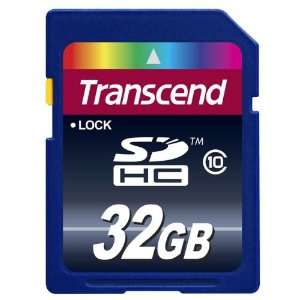  Transcend 32 GB SDHC Class 10 SD Memory Card   2 Pack 