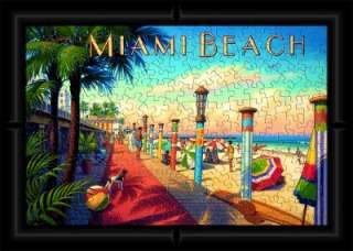   Puzzlers Decor Miami Beach Jigsaw Puzzle   500 pc 890061800325  