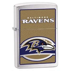  Zippo Baltimore Ravens High Polish Chrome Lighter: Jewelry