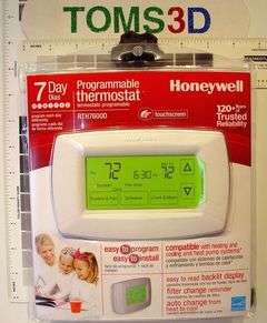 Honeywell RTH7600D Touchscreen 7 Day Programmable Thermostat RTH7600D