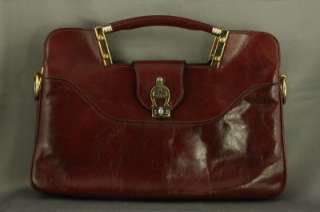   Designer Ladies Etienne Aigner Maroon Leather Purse Handbag  