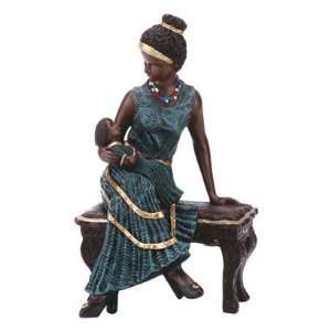  African American Mother and Child Figurine