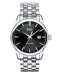 ESQ by Movado Watch, Mens Automatic Chronicle Stainless Steel 