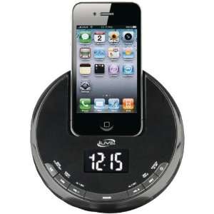 iLive LCD MP3 Alarm Clock Radio iPhone/iPod Dock AC Adapter Charging 