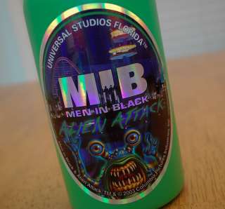  In Black UNIVERSAL STUDIOS FLORIDA Alien Attack Water Bottle COKE Soda