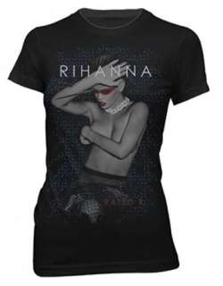 RIHANNA COVER UP LADIES FITTED BABYDOLL T SHIRT XL  