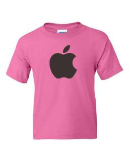Apple Logo T Shirt ipod iphone Retro 7 Shirt Color Choices  