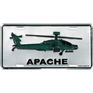  US Army Apache License Plate Automotive