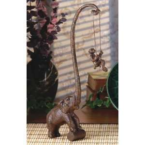   Elephant Monkey Swing Sculpture by Austin Productions