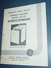 GE 1950s Automatic Dishwasher Model UC 110 Service Manual