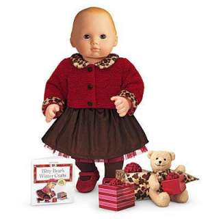 AMERICAN GIRL BITTY BABY CHOCOLATE CHERRY SET OUTFIT NW  