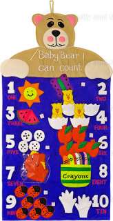 Baby Bear Can Count Wall Hanging