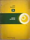 John Deere 1550 BACKHOE Parts Catalog; plow & planter Works manual PC 