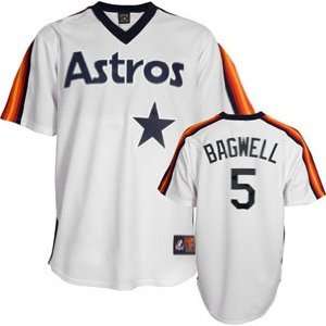  Houston Astros Jeff Bagwell Replica Throwback Jersey   X 