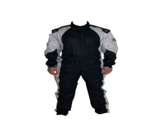 Silver Racing Suit Grid 1 Nomex Fire Rated SFI 3.2A/5 certified k1 