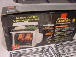 RONCO SHOWTIME COMPACT ROTISSERIE & BBQ Accessories and Parts Lot 