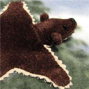 DOLLHOUSE miniature Bear Rug brown WMB 112 gemjanes  