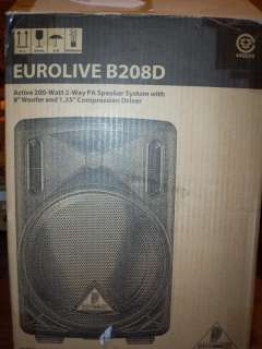 Behringer EUROLIVE B208D Active PA Speaker System  