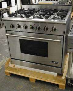   NXR 36 ALL GAS STAINLESS STEEL RANGE 6 BURNERS WITH WARRANTY  