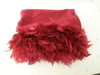   decorative red feathered throw blanket,feather,feather  NEW  