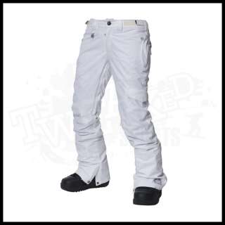   Terrain Series Womens Atmosphere Snowboard Pants   White   Size Large