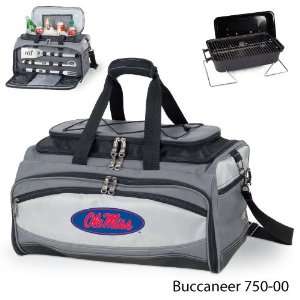   Buccaneer Insulated cooler tote w/3 pc BBQ tools and grill inside tote