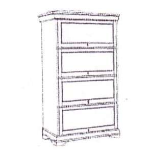  Four Door Barrister Bookcase: Home & Kitchen