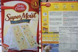 BETTY CROCKER CAKE or CUPCAKE MIX various flavours  