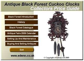   are a beginner antique black forest cuckoo clock collector that has