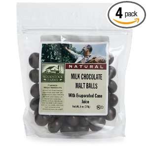 Woodstock Farms Milk Chocolate Malt Balls with Evaporated Cane Juice 