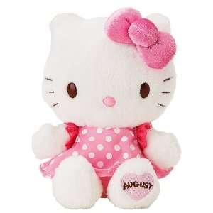  Hello Kitty   Small August Birthday Kitty 6 Plush: Toys 