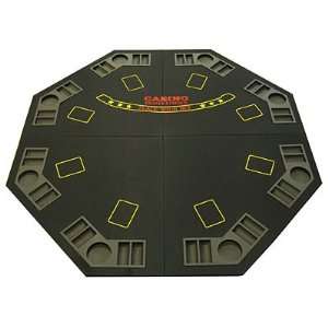    Black 4 Fold Octagon Poker/Blackjack Table Top: Sports & Outdoors