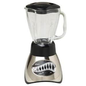 Oster 6811 6 Cup Glass Jar 12 Speed Blender, Brushed Nickel  