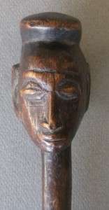 Dan, Liberia, Ivory Coast carved wooden spoon 8 1/2  