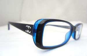 Chanel Eyeglasses Glasses 3188 c 1218 Blue Authentic New  