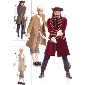  Burda 2459 Adult/ Mens Costume Pattern Pirate, Casanova 
