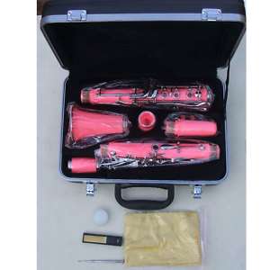 color PINK clarinet Bb great material technic tone  