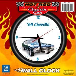   12 Wall Clock   Chevrolet, Hot Rod, Classic Car: Home & Kitchen